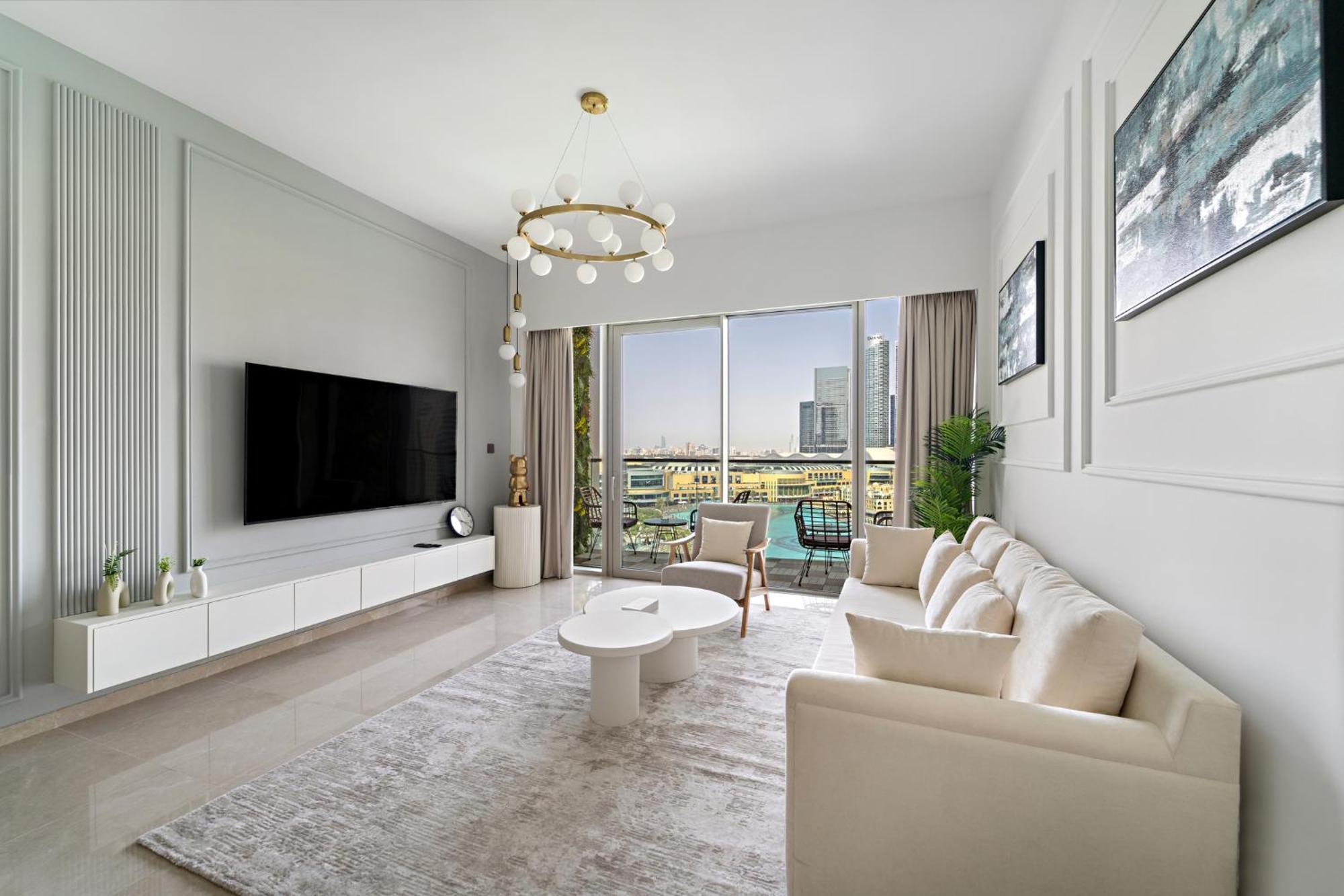 Luxurious 2br With Full Burj Khalifa And Fountain View Apartment *