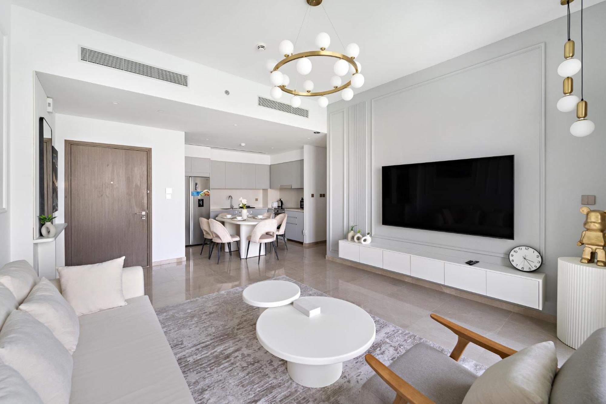 Apartment Luxurious 2br With Full Burj Khalifa And Fountain View *